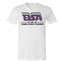 Unisex V-Neck Jersey Tee