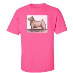 Unisex Ultra Cotton Safety Neon Crewneck Tee