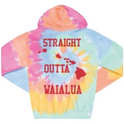 Unisex Tie-Dye Fleece Hoodie
