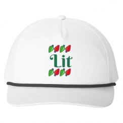 Snapback Five-Panel Rope Hat