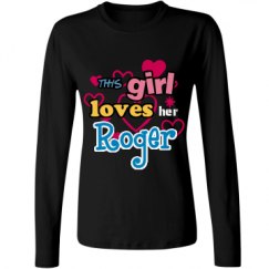Ladies Relaxed Fit Basic Long Sleeve Tee