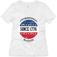 Ladies Relaxed Fit V-Neck Tee