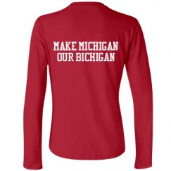 Ladies Relaxed Fit Basic Long Sleeve Tee