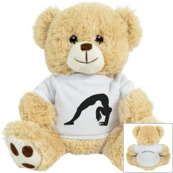 Gymnastics teddy w/ name