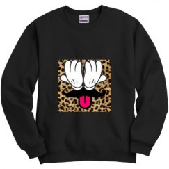 Unisex Film and Foil Crewneck Sweatshirt