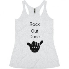 Ladies Slim Fit Super Soft Racerback Triblend Tank