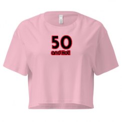 Ladies Festival Cali Crop Top Tee