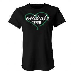Wildcats Cheer Love Black
