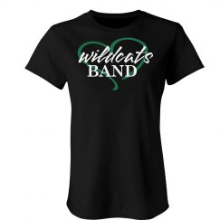 CUSTOM Wildcats Band Love Black