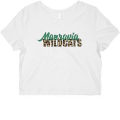 Ladies Slim Fit Crop Top Tee