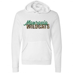 Monrovia Wildcats Green Leopard Hoodie White