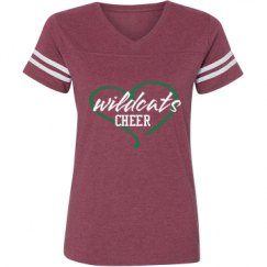 Ladies Relaxed Fit Vintage Sports Tee