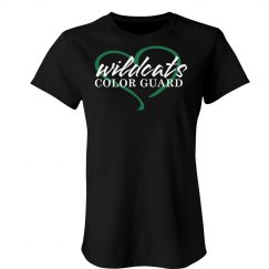 Wildcats Color Guard Love Black 