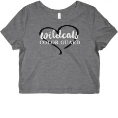 Ladies Slim Fit Crop Top Tee