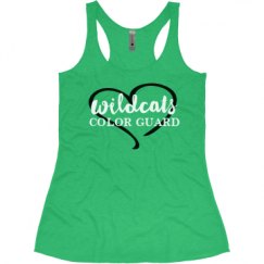 Ladies Slim Fit Super Soft Racerback Triblend Tank