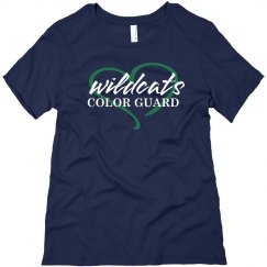 Wildcats Color Guard Love Relaxed Black