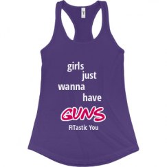 Ladies Slim Fit Racerback Tank Top