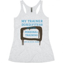 Ladies Slim Fit Super Soft Racerback Triblend Tank