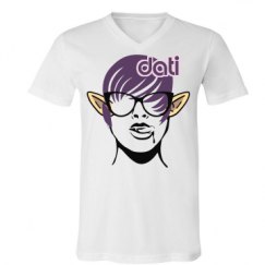 Unisex V-Neck Jersey Tee