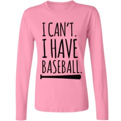 Ladies Relaxed Fit Basic Long Sleeve Tee