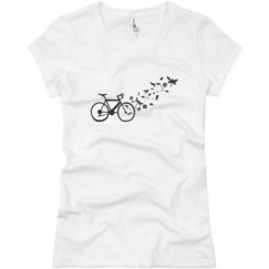 Ladies Slim Fit Basic Promo Jersey Tee