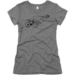 Ladies Slim Fit Super Soft Triblend Tee