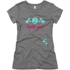 Ladies Slim Fit Super Soft Triblend Tee