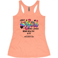 Ladies Slim Fit Super Soft Racerback Triblend Tank