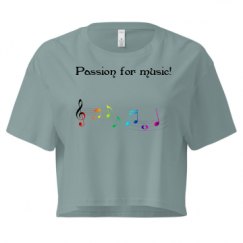 Ladies Festival Cali Crop Top Tee