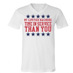 Unisex V-Neck Jersey Tee