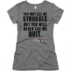 Ladies Slim Fit Super Soft Triblend Tee