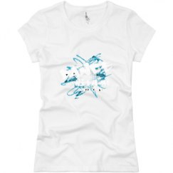 Ladies Slim Fit Basic Promo Jersey Tee