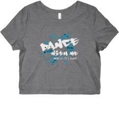 Ladies Slim Fit Crop Top Tee