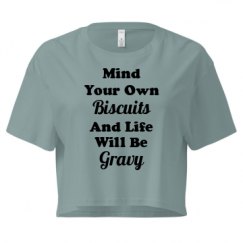 Ladies Festival Cali Crop Top Tee