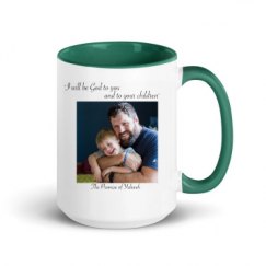 15oz Ceramic Mug with Color Inside