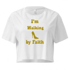 Ladies Festival Cali Crop Top Tee