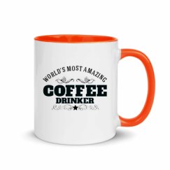 11oz Ceramic Mug with Color Inside