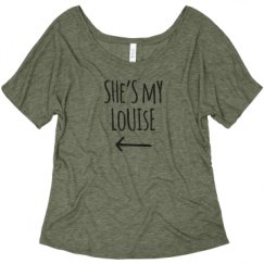 Ladies Flowy Slouchy Tee