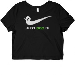 Ladies Slim Fit Crop Top Tee