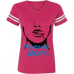 Ladies Relaxed Fit Vintage Sports Tee