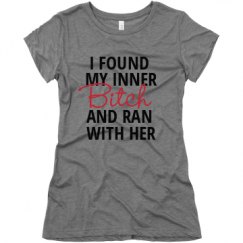 Ladies Slim Fit Super Soft Triblend Tee