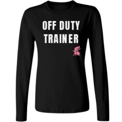 Ladies Relaxed Fit Basic Long Sleeve Tee