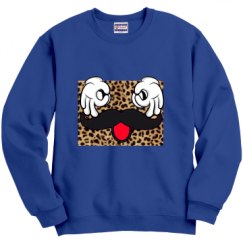 Unisex Film and Foil Crewneck Sweatshirt