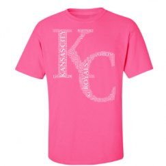 Unisex Ultra Cotton Safety Neon Crewneck Tee