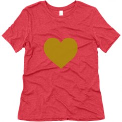 Ladies Relaxed Fit Super Soft Triblend Tee