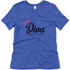 Ladies Relaxed Fit Super Soft Triblend Tee