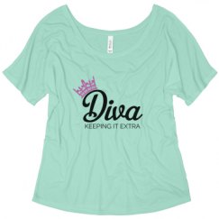 Ladies Flowy Slouchy Tee