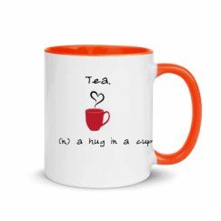 11oz Ceramic Mug with Color Inside