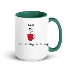 15oz Ceramic Mug with Color Inside