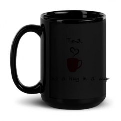 15oz Black Glossy Mug